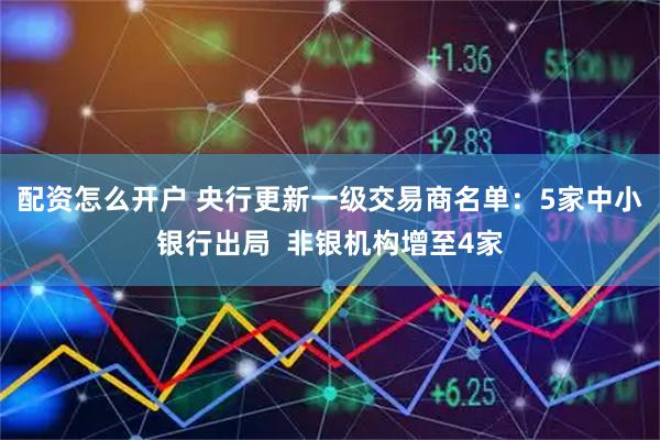 配资怎么开户 央行更新一级交易商名单：5家中小银行出局  非银机构增至4家